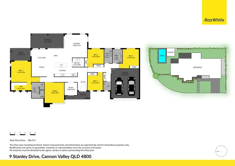 Floorplan of Homely house listing, 9 Stanley Drive, Cannon Valley QLD 4800
