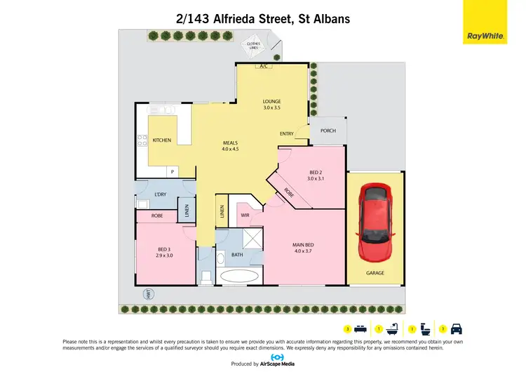 Floorplan of Homely house listing, 2/143 Alfrieda Street, St Albans VIC 3021