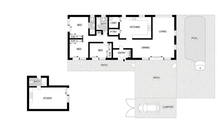 Floorplan of Homely house listing, 123 Springfield Avenue, Coolum Beach QLD 4573