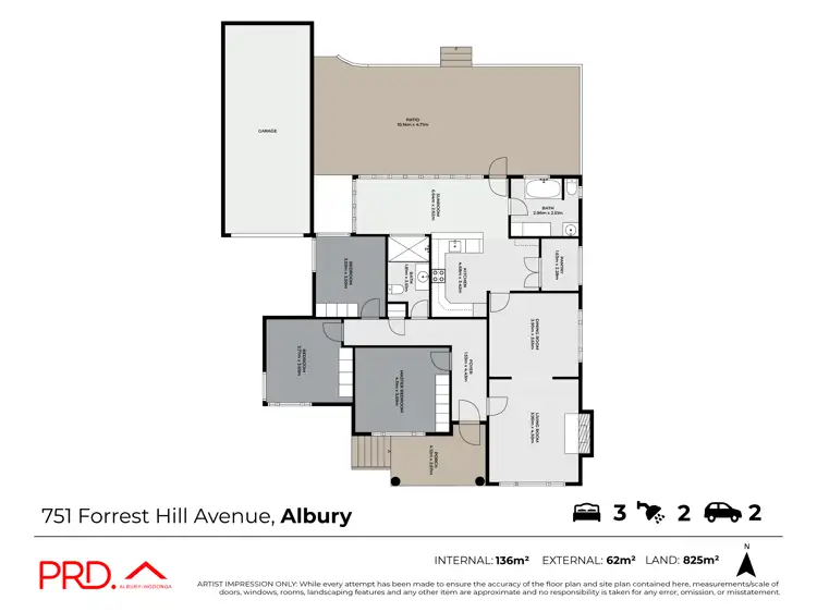 Floorplan of Homely house listing, 751 Forrest Hill Avenue, Albury NSW 2640