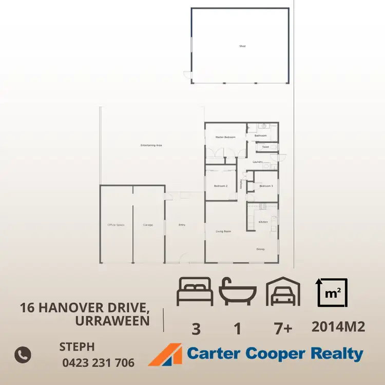 Floorplan of Homely house listing, 16 Hanover Drive, Urraween QLD 4655