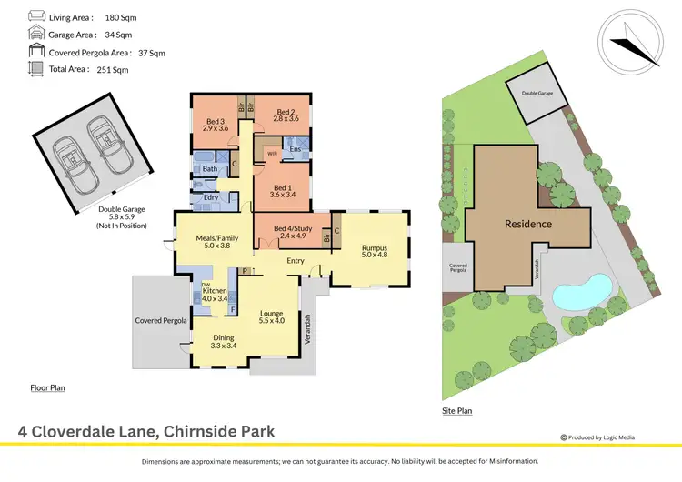 Floorplan of Homely house listing, 4 Cloverdale Lane, Chirnside Park VIC 3116