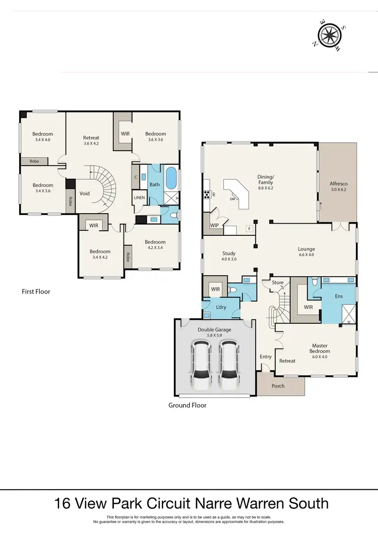 Floorplan of Homely house listing, 16 View Park Circuit, Narre Warren South VIC 3805