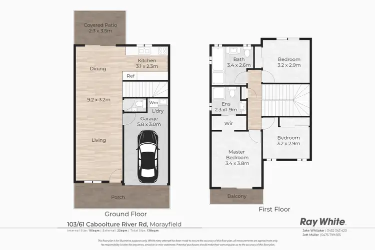 Floorplan of Homely townhouse listing, 103/61 Caboolture River Road, Morayfield QLD 4506