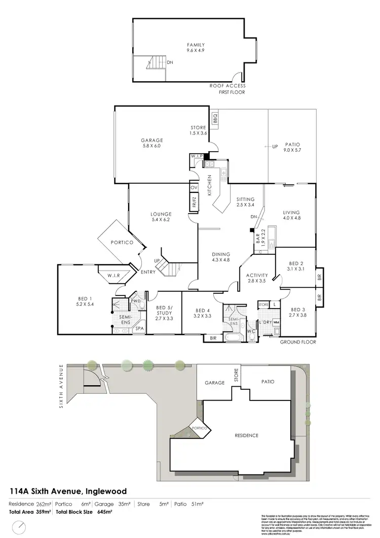 Floorplan of Homely house listing, 114A Sixth Avenue, Inglewood WA 6052