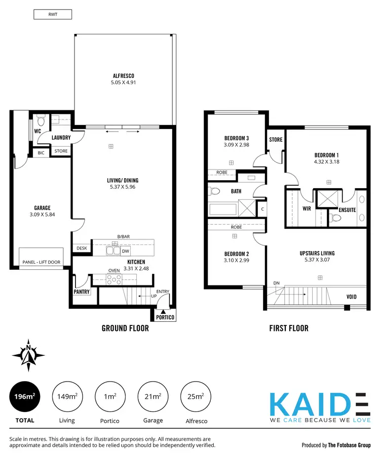 Floorplan of Homely townhouse listing, 2A St Anton Street, Marleston SA 5033