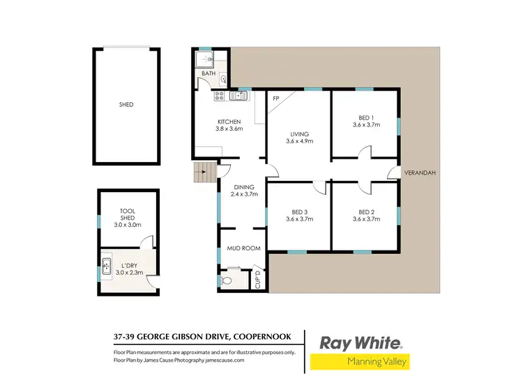 Floorplan of Homely house listing, 37-39 George Gibson Drive, Coopernook NSW 2426