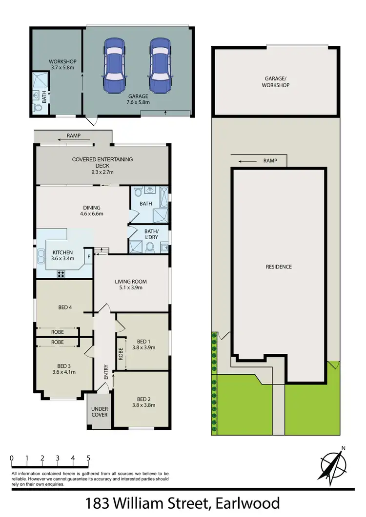 Floorplan of Homely house listing, 183 William Street, Earlwood NSW 2206