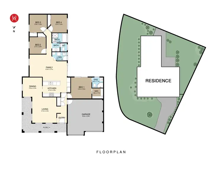 Floorplan of Homely house listing, 19 Rawson Crescent, Horningsea Park NSW 2171