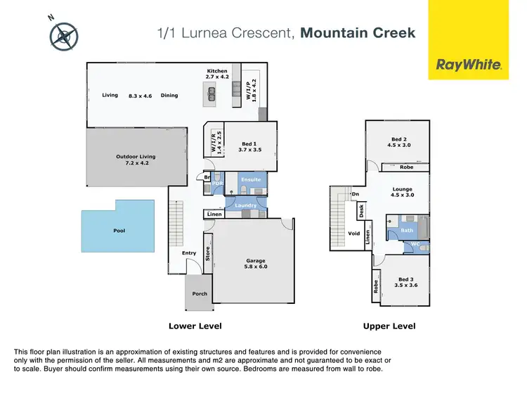 Floorplan of Homely house listing, 1 Lurnea Crescent, Mountain Creek QLD 4557