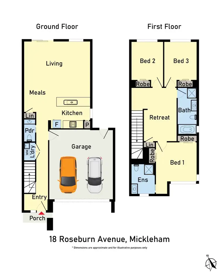 Floorplan of Homely house listing, 18 Roseburn Avenue, Mickleham VIC 3064
