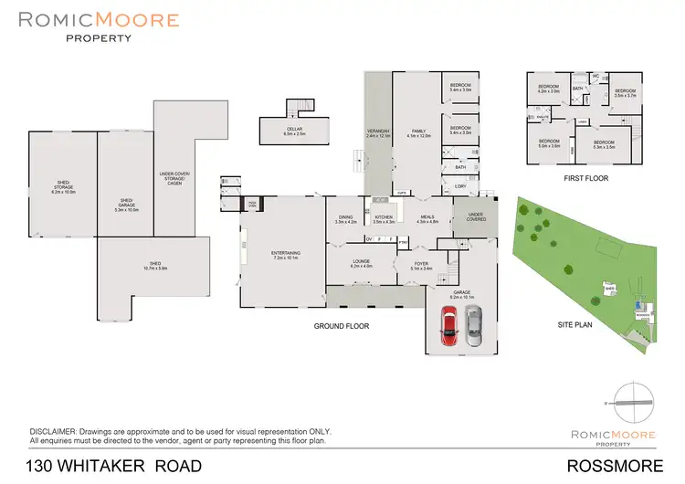 Floorplan of Homely rural property listing, 130 Whitaker Road, Rossmore NSW 2557