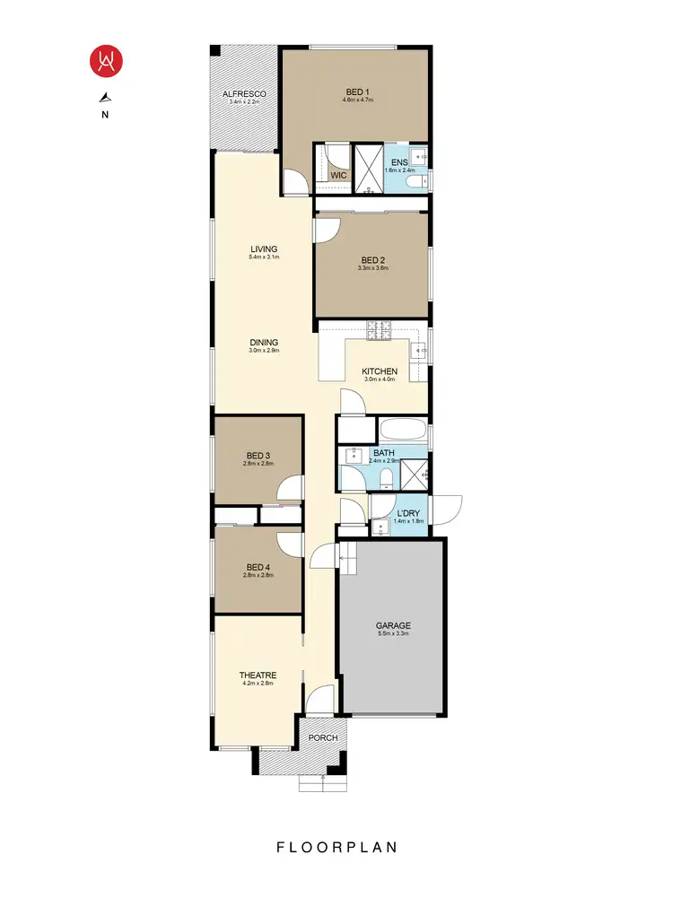 Floorplan of Homely house listing, 21 Winterhead Street, Austral NSW 2179