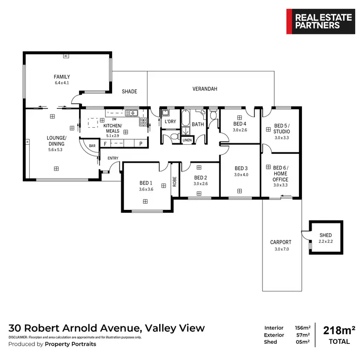 Floorplan of Homely house listing, 30 Robert Arnold Avenue, Valley View SA 5093