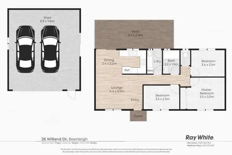 Floorplan of Homely house listing, 26 Willand Drive, Beenleigh QLD 4207