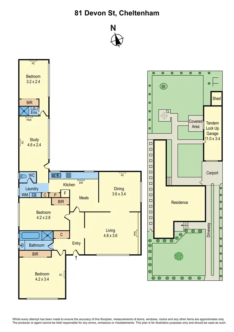 Floorplan of Homely house listing, 81 Devon Street, Cheltenham VIC 3192