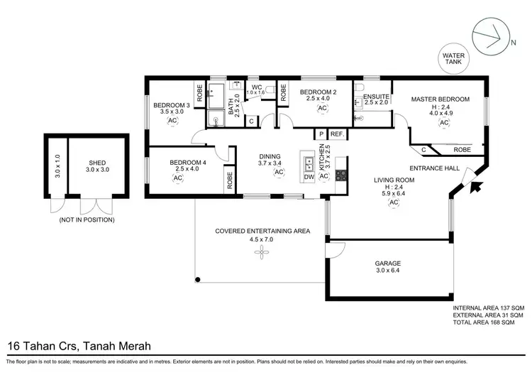 Floorplan of Homely house listing, 16 Tahan Crescent, Tanah Merah QLD 4128