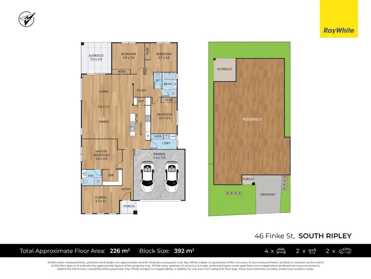 Floorplan of Homely house listing, 46 Finke Street, South Ripley QLD 4306