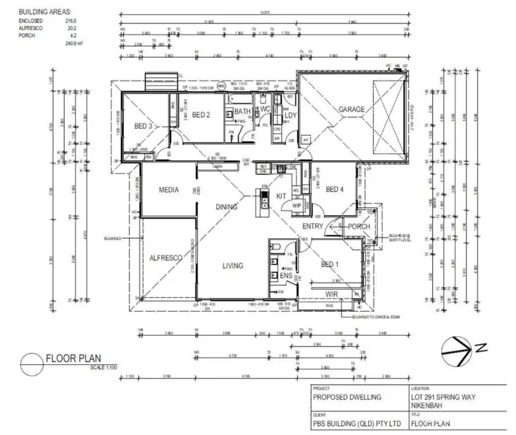 Floorplan of Homely house listing, 9 Spearmint Circuit, Nikenbah QLD 4655