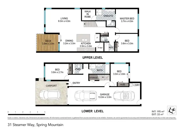 Floorplan of Homely house listing, 31 Steamer Way, Spring Mountain QLD 4300