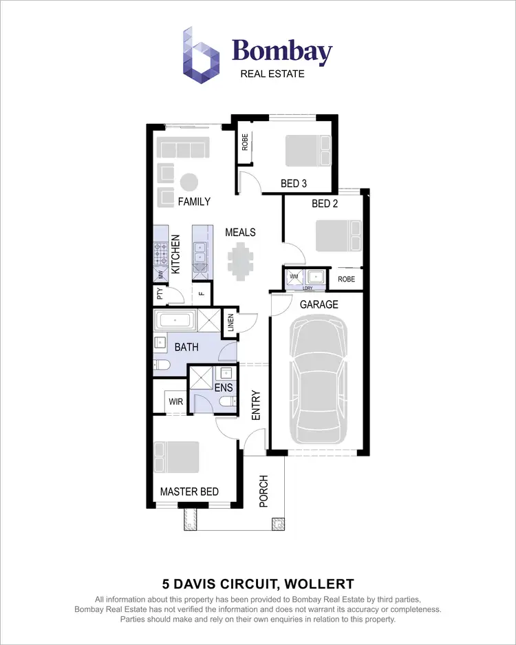 Floorplan of Homely house listing, 5 Davis Circuit, Wollert VIC 3750
