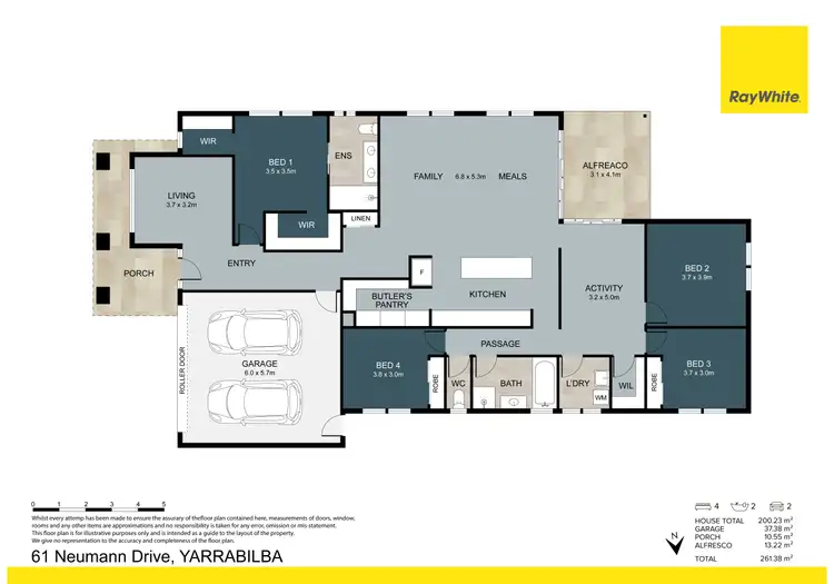 Floorplan of Homely house listing, 61 Neumann Drive, Yarrabilba QLD 4207