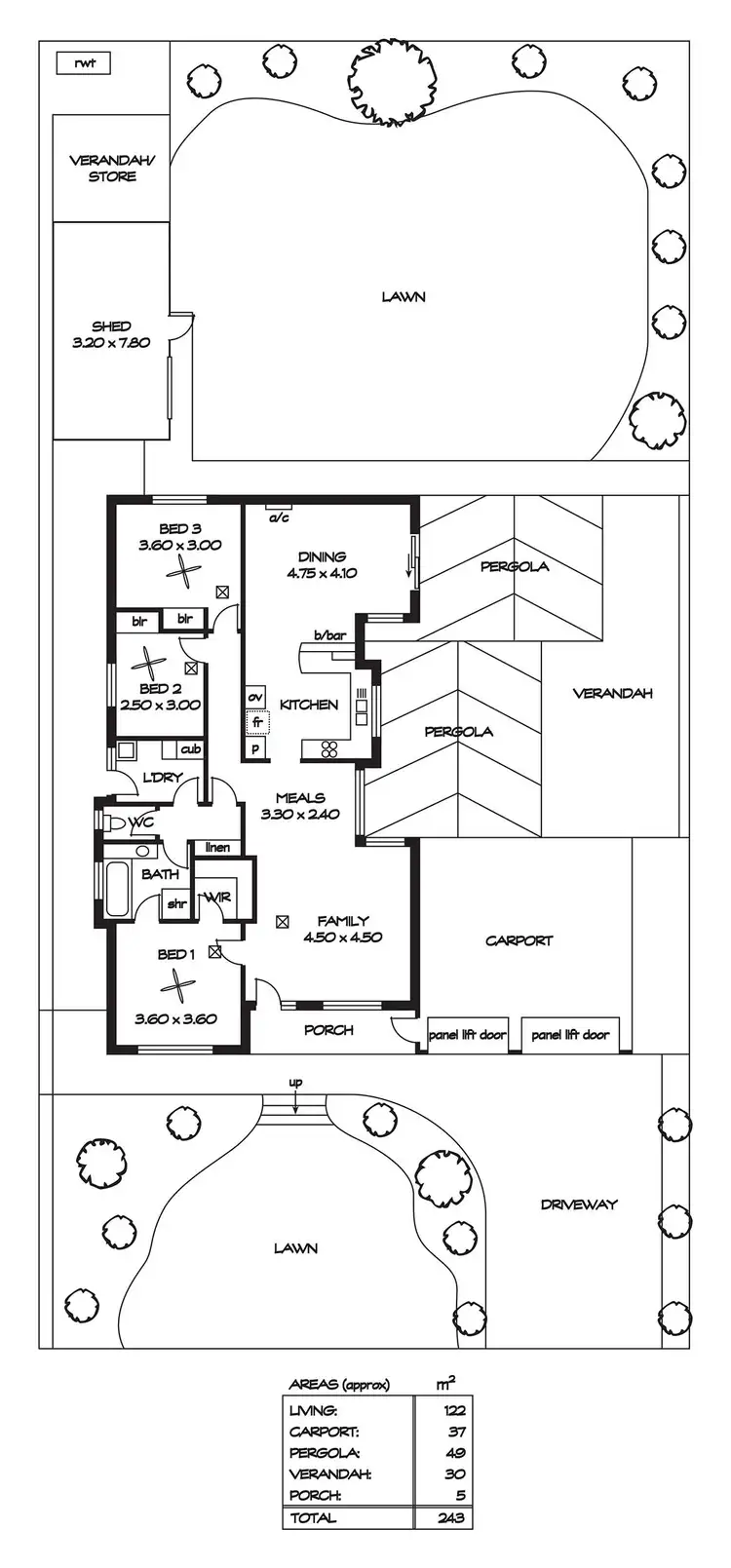 Floorplan of Homely house listing, 22 Baraga Grove, Modbury Heights SA 5092