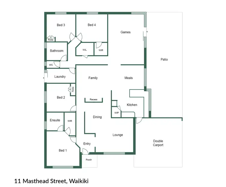 Floorplan of Homely house listing, 11 Masthead Street, Waikiki WA 6169