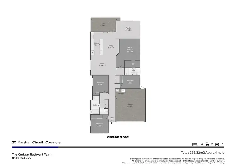 Floorplan of Homely house listing, 20 Marshall Circuit, Coomera QLD 4209