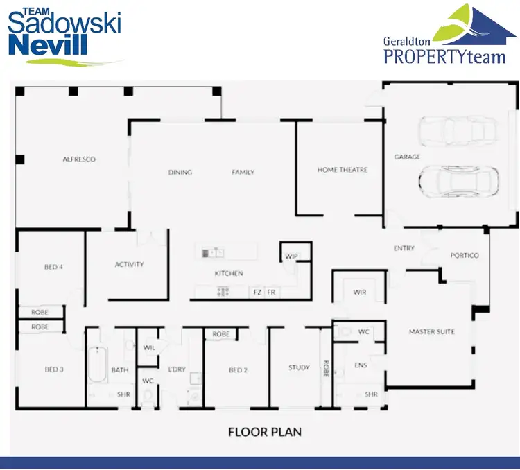 Floorplan of Homely house listing, 13 Coveside Way, Drummond Cove WA 6532