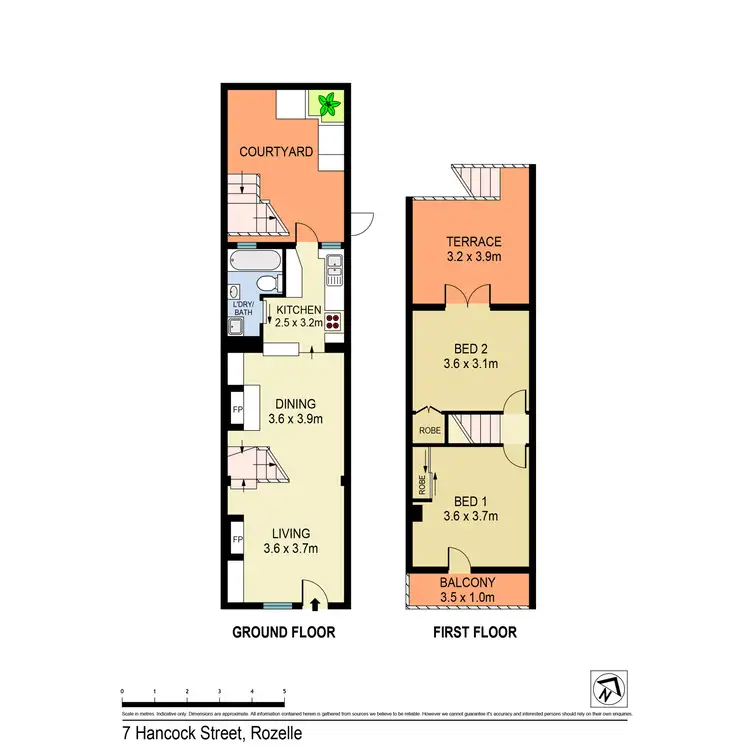 Floorplan of Homely house listing, 7 Hancock Street, Rozelle NSW 2039