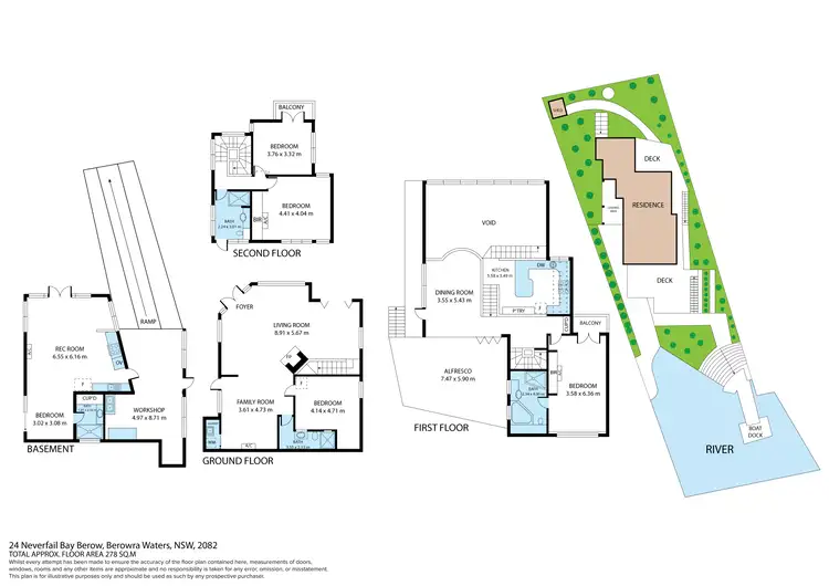 Floorplan of Homely house listing, 24 Neverfail Bay, Berowra Waters NSW 2082