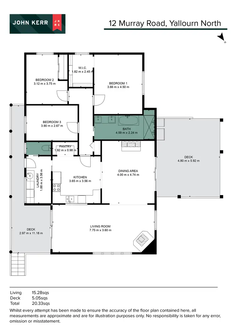 Floorplan of Homely house listing, 12 Murray Road, Yallourn North VIC 3825