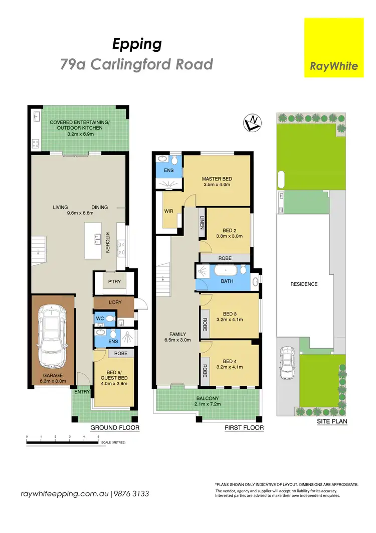 Floorplan of Homely semi-detached listing, 79A Carlingford Road, Epping NSW 2121