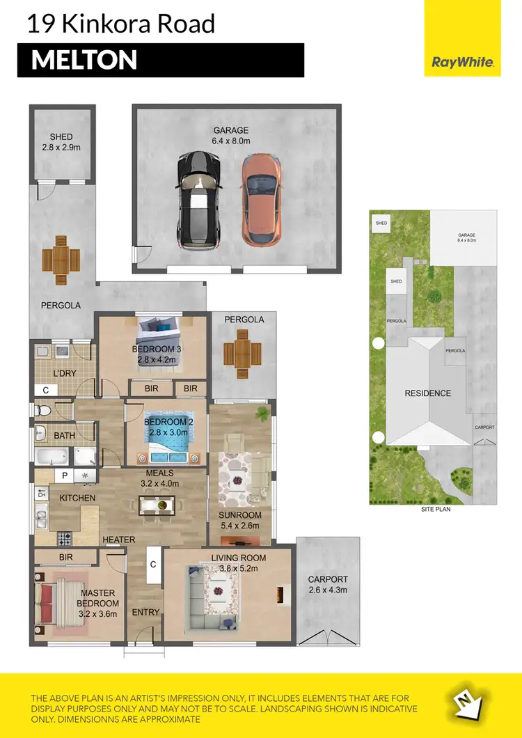 Floorplan of Homely house listing, 19 Kinkora Road, Melton VIC 3337
