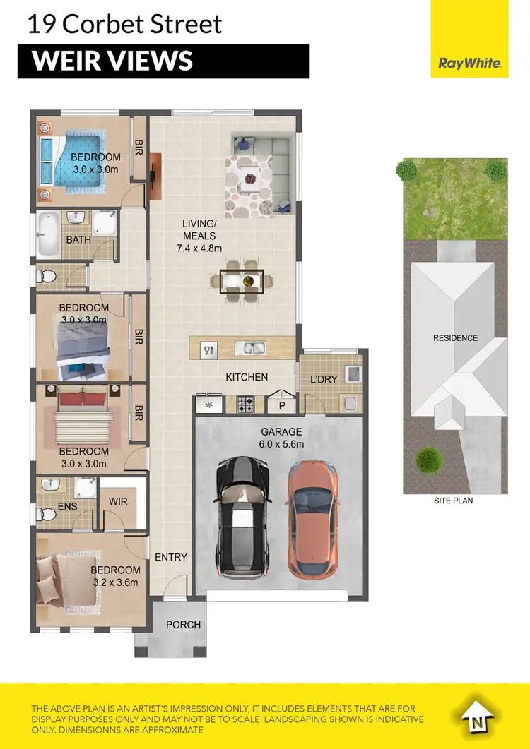 Floorplan of Homely house listing, 19 Corbet Street, Weir Views VIC 3338