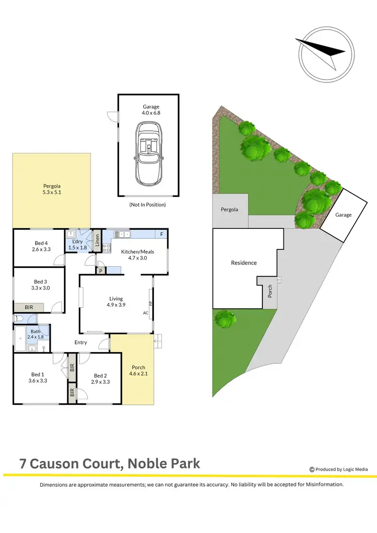 Floorplan of Homely house listing, 7 Causon Court, Noble Park VIC 3174
