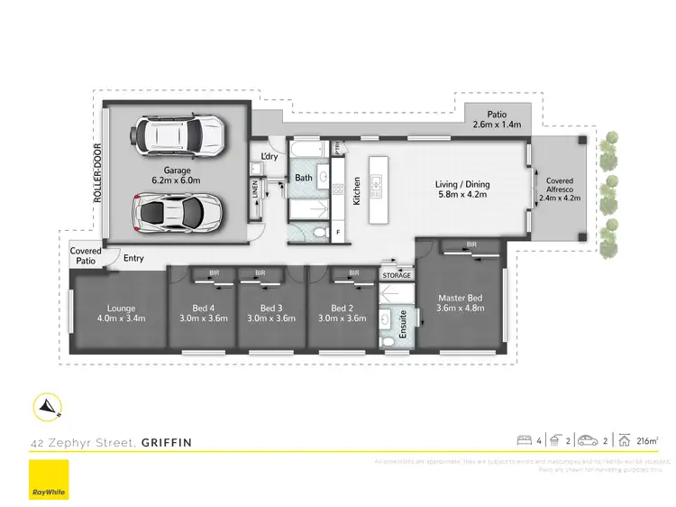 Floorplan of Homely house listing, 42 Zephyr Street, Griffin QLD 4503