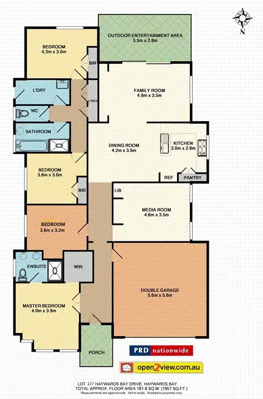 Floorplan of Homely house listing, 118 Haywards Bay Drive, Haywards Bay NSW 2530