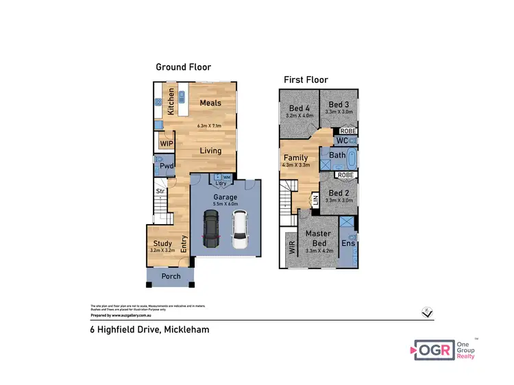 Floorplan of Homely house listing, 6 Highfield Drive, Mickleham VIC 3064
