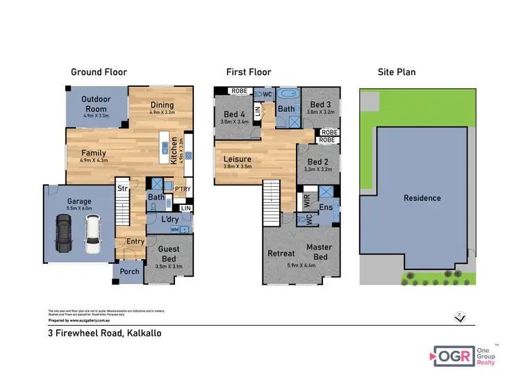 Floorplan of Homely house listing, 3 Firewheel Road, Kalkallo VIC 3064