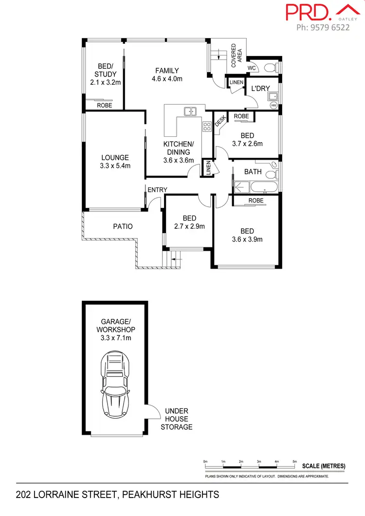 Floorplan of Homely house listing, 202 Lorraine Street, Peakhurst Heights NSW 2210