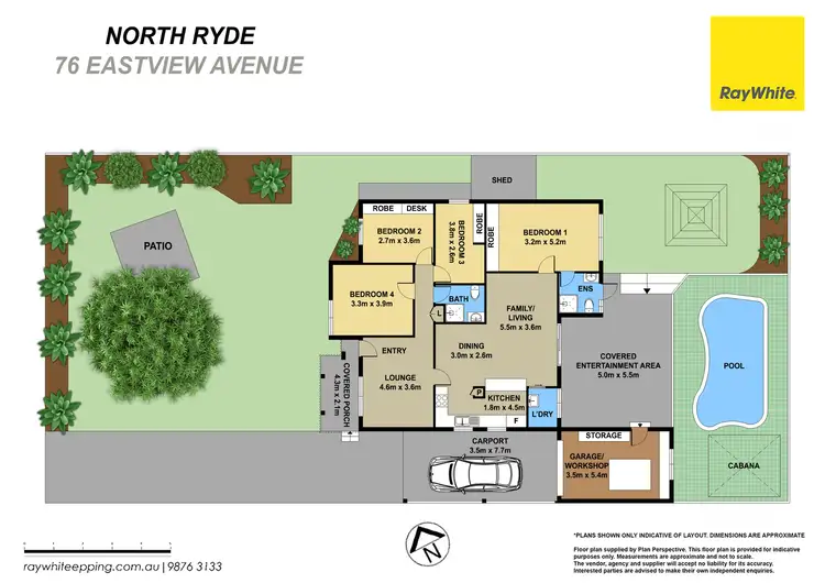 Floorplan of Homely house listing, 76 Eastview Avenue, North Ryde NSW 2113