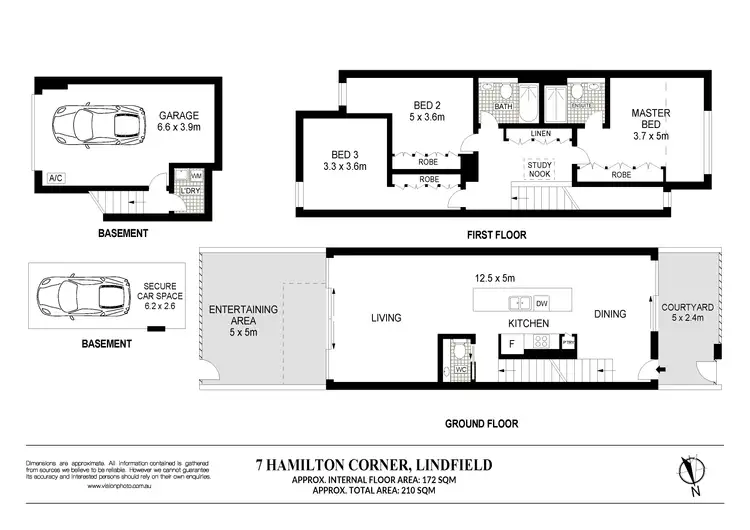 Floorplan of Homely townhouse listing, 7 Hamilton Corner, Lindfield NSW 2070