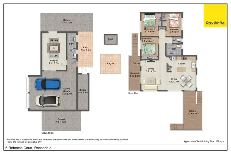 Floorplan of Homely house listing, 6 Rebecca Court, Rochedale South QLD 4123