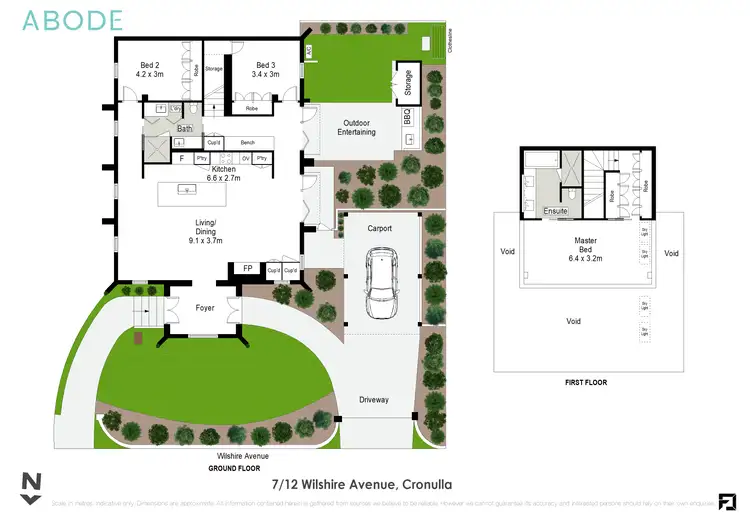 Floorplan of Homely townhouse listing, 7/12-14 Wilshire Ave, Cronulla NSW 2230