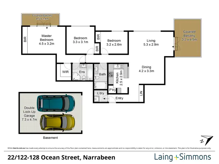 Floorplan of Homely apartment listing, 22/122-128 Ocean Street, Narrabeen NSW 2101