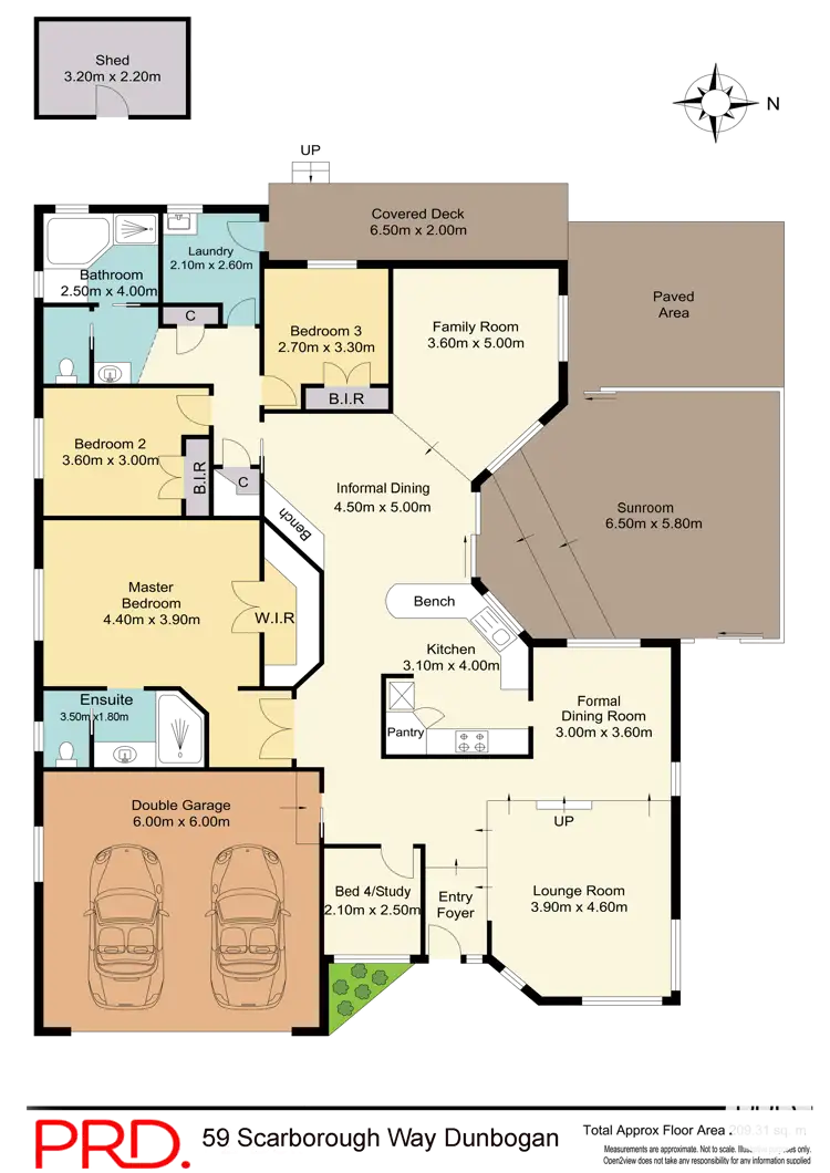 Floorplan of Homely house listing, 59 Scarborough Way, Dunbogan NSW 2443