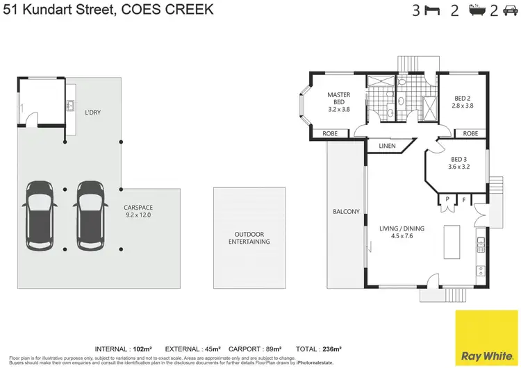 Floorplan of Homely house listing, 51 Kundart Street, Coes Creek QLD 4560