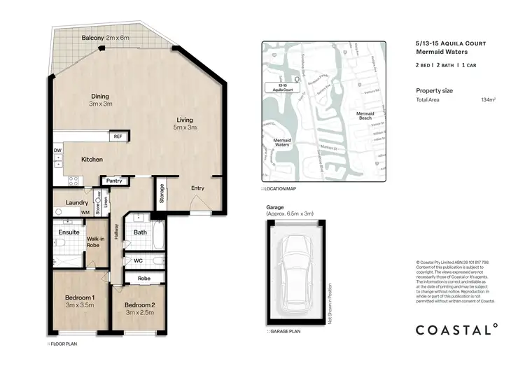Floorplan of Homely unit listing, 5/13-15 Aquila Court, Mermaid Waters QLD 4218